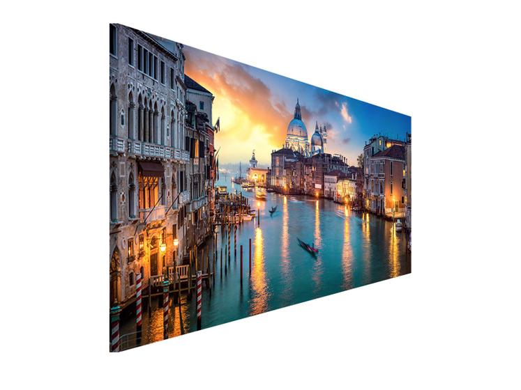 Imagem de Quadro Decorativo Grande Sala  Veneza Paisagem 98x50