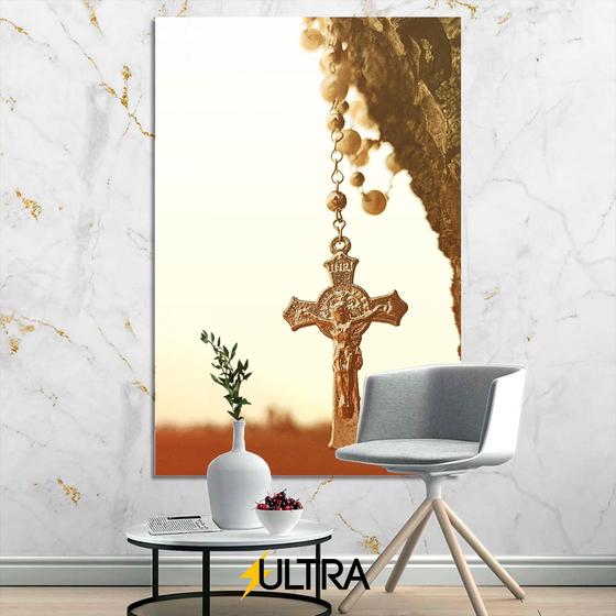 Imagem de Quadro Decorativo Grande Tema Religioso 90x60cm