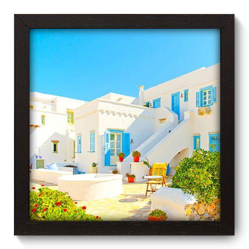 Imagem de Quadro Decorativo - Grécia - 22cm x 22cm - 075qnmap