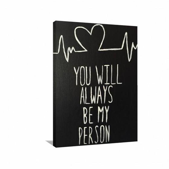 Imagem de Quadro decorativo Greys Anatomy My Person - Tela em Tecido