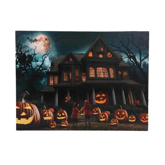 Imagem de Quadro Decorativo Halloween Iluminado Led