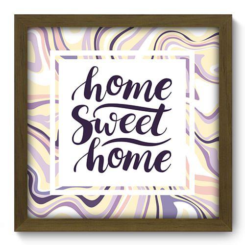 Imagem de Quadro Decorativo - Home Sweet Home - 33cm x 33cm - 192qdrm