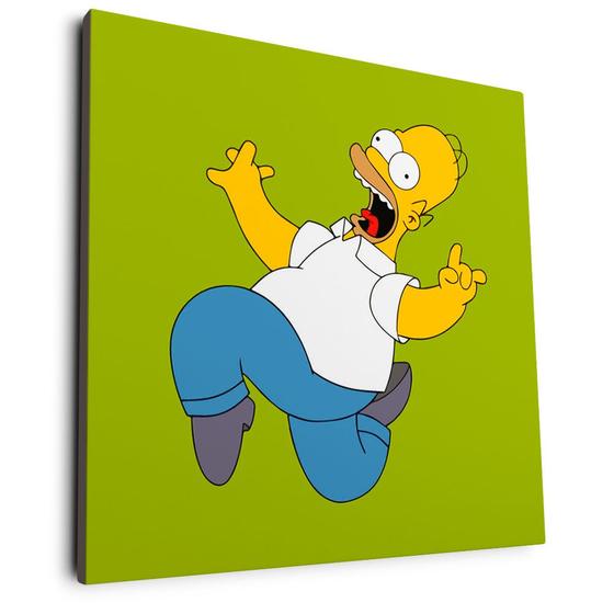 Imagem de Quadro Decorativo Homer Simpson Saltitante