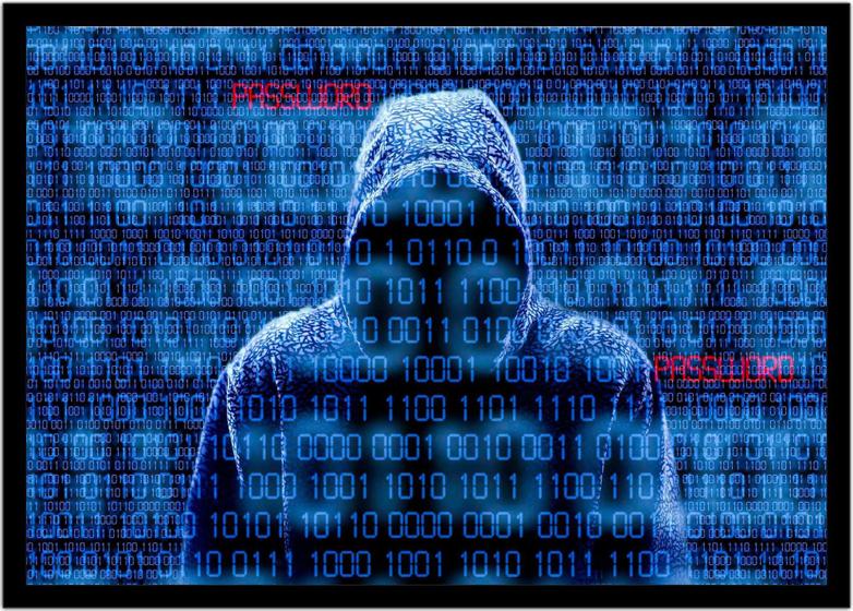 Imagem de Quadro Decorativo Informática Hacker Tecnologia Computação Lojas Salas Quartos Com Moldura RC050