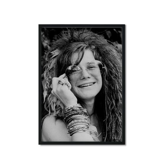 Imagem de Quadro Decorativo Janis Joplin Música Sala Quarto Escritório 43x63