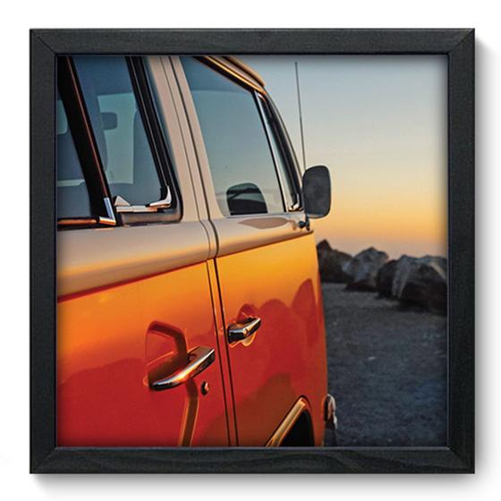 Quadro Decorativo - Kombi - 33cm x 33cm - 060qdvp Menor preço em Quadro Decorativo - Kombi - 33cm x 33cm - 060qdvp