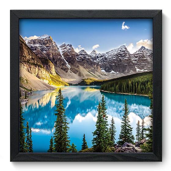 Imagem de Quadro Decorativo - Lago - 33cm x 33cm - 140qdpp