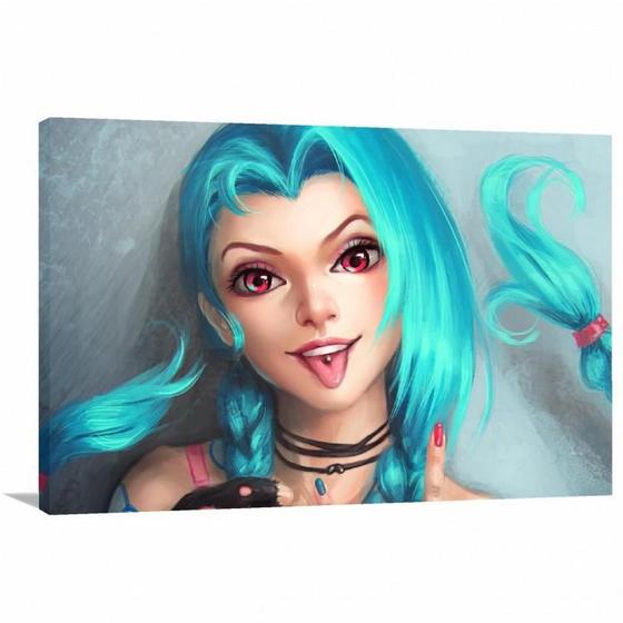 Imagem de Quadro decorativo League of Legends - Jogos Online - Tela em Tecido