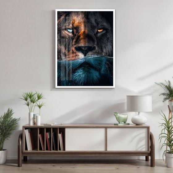 Imagem de Quadro Decorativo Leão Animal 002 40cmx60cm