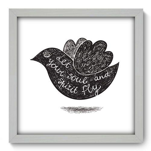 Imagem de Quadro Decorativo - Let it Fly - 33cm x 33cm - 043qdrb