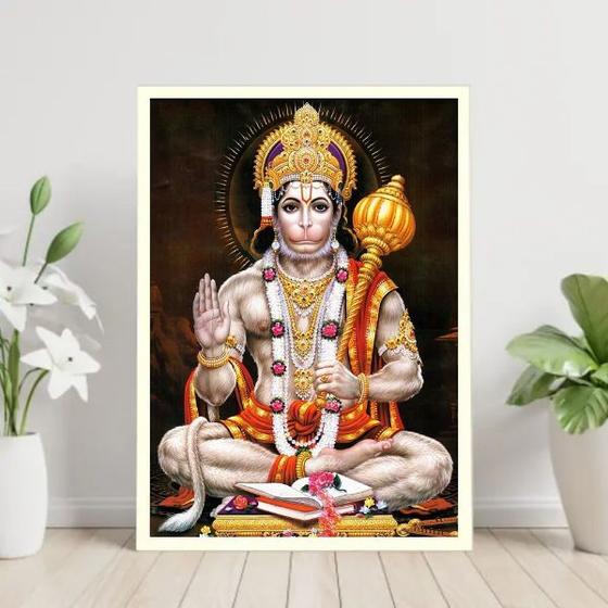 Imagem de Quadro Decorativo Lord Hanuman 24x18cm