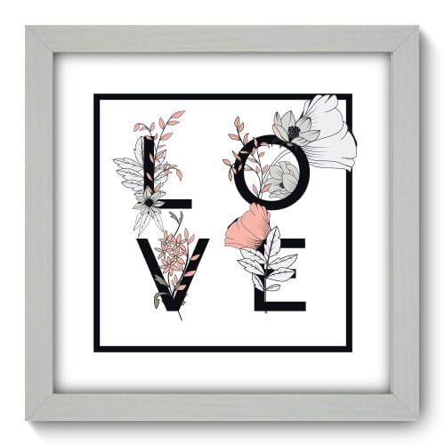 Imagem de Quadro Decorativo - Love - 22cm x 22cm - 007qnrab