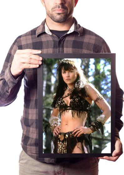 Imagem de Quadro Decorativo Lucy Xena A Princesa Guerreira