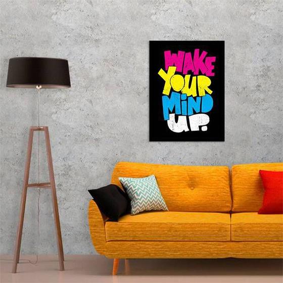 Imagem de Quadro Decorativo Make Your Mind Up 45x34cm