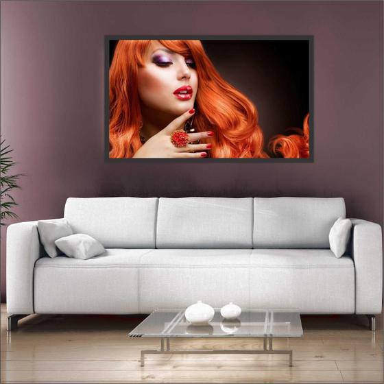 Quadro Decorativo Maquiagem Salão De Beleza Fashion Hair Com Moldura 1 metro x 60 cm TT1 Menor preço em Quadro Decorativo Maquiagem Salão De Beleza Fashion Hair Com Moldura 1 metro x 60 cm TT1