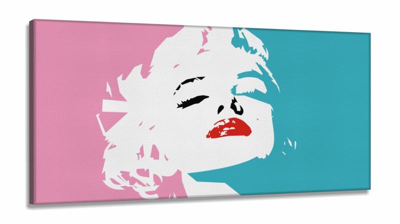 Imagem de Quadro decorativo Marilyn Monroe - Artístico - em Tecido Canvas 130x60