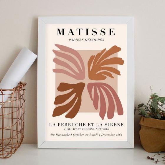 Imagem de Quadro Decorativo Matisse - La Perruche 33x24cm