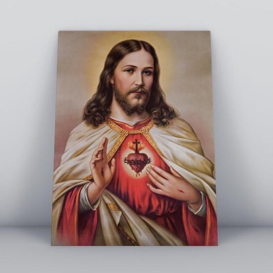 Imagem de Quadro Decorativo  MDF 3mm 20x28,5 cm - Religioso