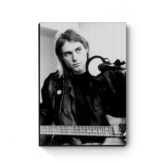 Imagem de Quadro decorativo MDF Kurt Cobain