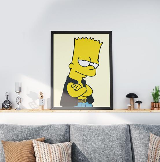 Imagem de Quadro Decorativo Moldura Preta 30x40cm Bart