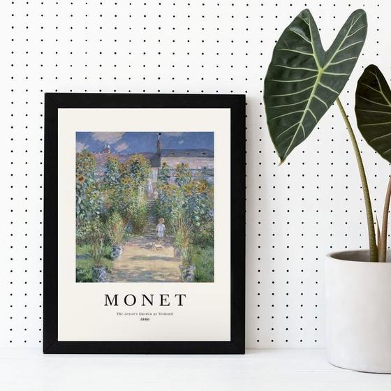 Imagem de Quadro Decorativo Monet The ArtissGarden 45x34cm - com vidro