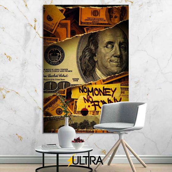 Imagem de Quadro Decorativo Money Aesthetic 60x90cm Grande Sala Quarto