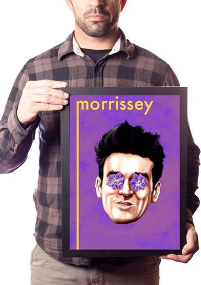 Imagem de Quadro Decorativo Morrissey Arte Cantor The Smiths