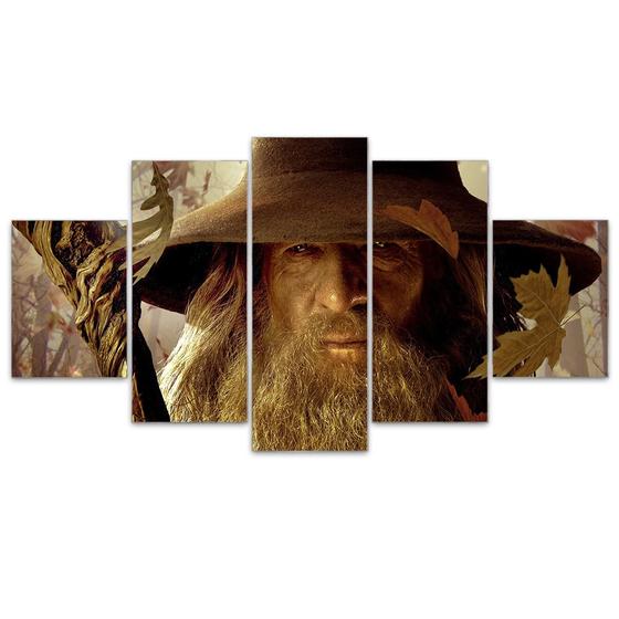 Imagem de Quadro Decorativo Mosaico MDF Gandalf 115x60cm