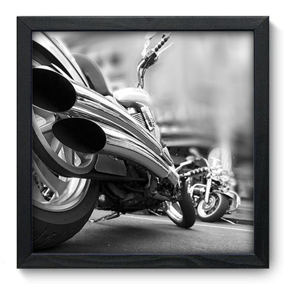 Quadro Decorativo - Moto - 33cm x 33cm - 141qddp Menor preço em Quadro Decorativo - Moto - 33cm x 33cm - 141qddp