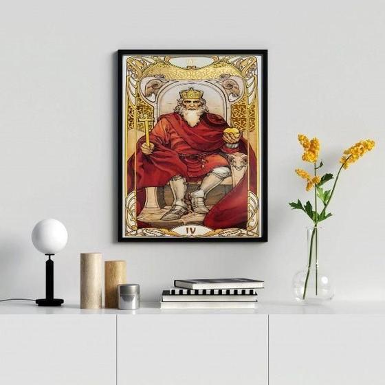 Imagem de Quadro Decorativo O Imperador 33X24Cm - Com Vidro