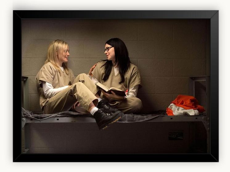 Imagem de Quadro Decorativo Orange Is The New Black Série 30x42cm