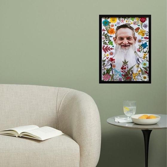 Imagem de Quadro Decorativo Padrinho Sebastião 33X24Cm - Com Vidro