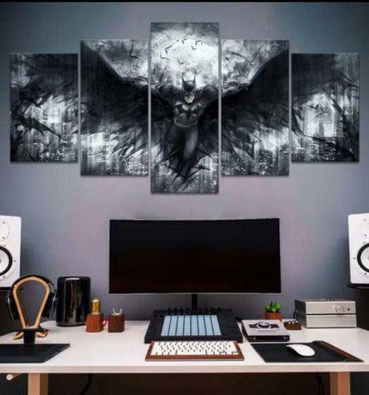 Imagem de Quadro Decorativo Painel batman dark"