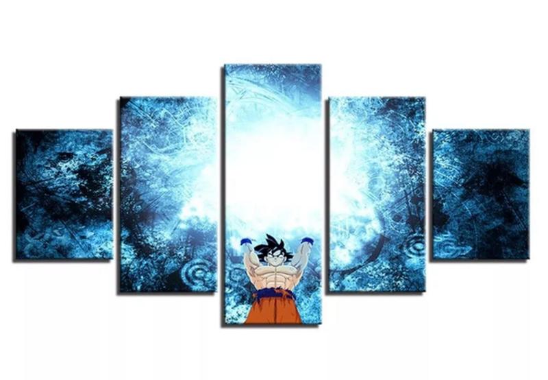 Imagem de Quadro Decorativo Painel Dragon Ball Goku Magia"