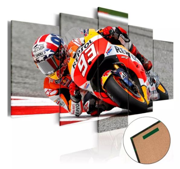 Imagem de Quadro Decorativo Painel Esporte Motogp"