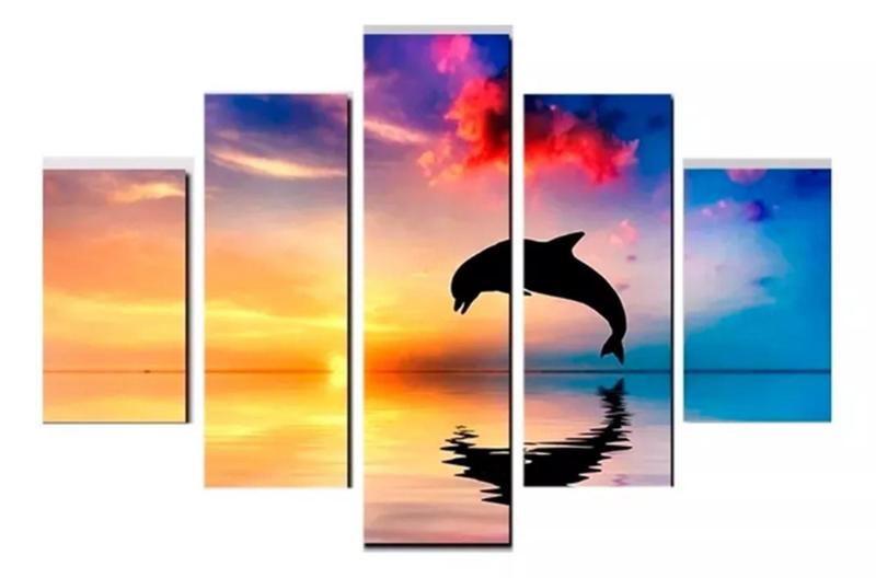 Imagem de Quadro Decorativo Painel Golfinho"