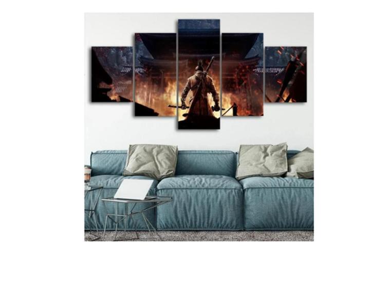 Imagem de Quadro Decorativo Painel Mosaico sekiro"