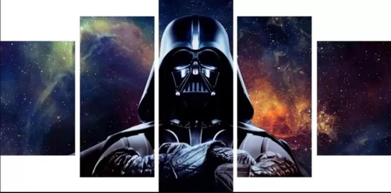 Imagem de Quadro Decorativo Painel Mosaico star wars 1