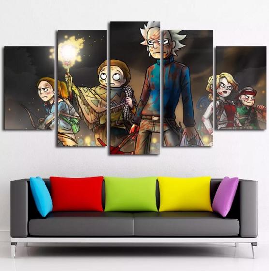 Imagem de Quadro Decorativo Painel Rick And Morth"