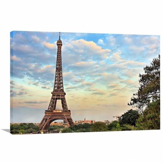 Imagem de Quadro decorativo Paris Torre Eiffel - Tela em Tecido