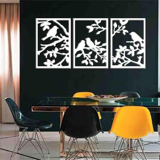 Imagem de Quadro Decorativo Pássaro Vazado - Mdf 3Mm 003