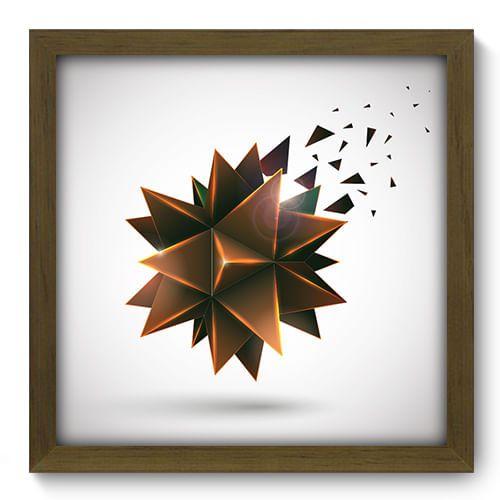 Imagem de Quadro Decorativo - Poliedro - 33cm x 33cm - 257qdam