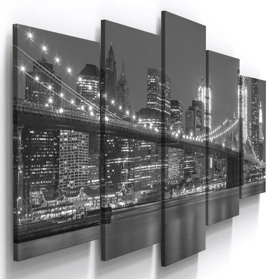 Imagem de Quadro Decorativo Ponte Manhattan New York Estados Unidos