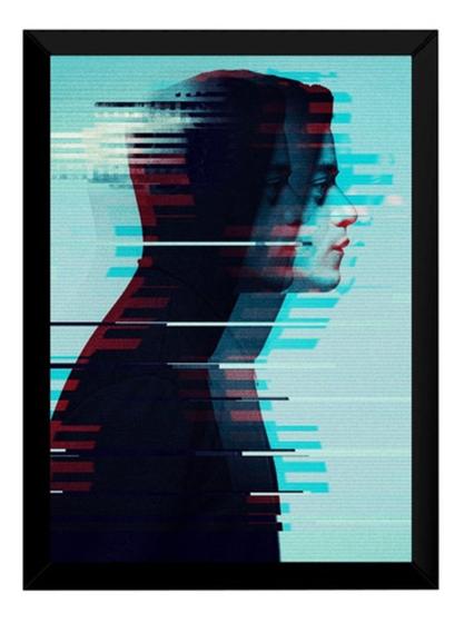 Imagem de Quadro Decorativo Pop Art Serie Mr Robot Eliot 42x29