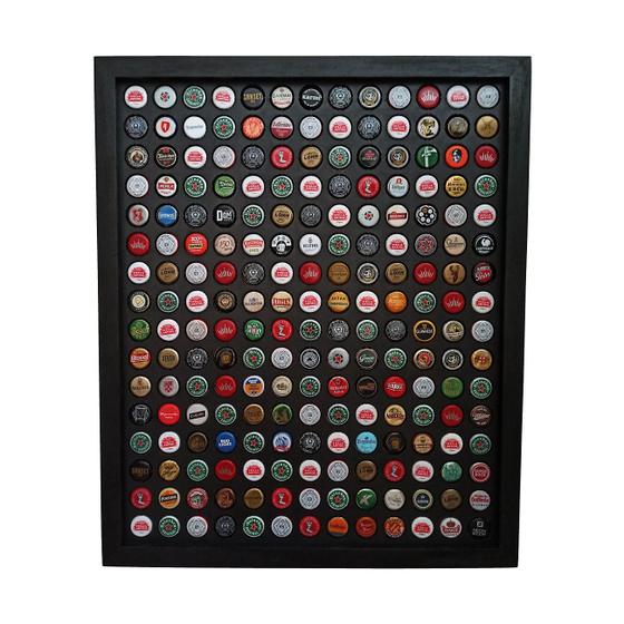 Imagem de Quadro Decorativo Porta Tampinha Cerveja Artesanal Black 208