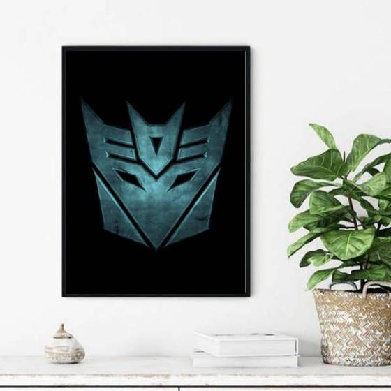 Imagem de Quadro Decorativo Poster Transformers 45x34cm