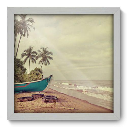 Imagem de Quadro Decorativo - Praia - 33cm x 33cm - 093qnpbb