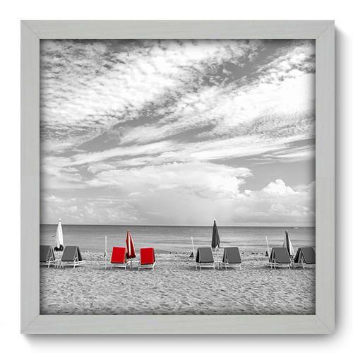 Quadro Decorativo - Praia - 33cm x 33cm - 113qnpbb Menor preço em Quadro Decorativo - Praia - 33cm x 33cm - 113qnpbb
