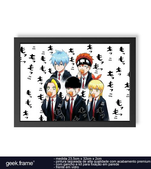 Imagem de Quadro Decorativo Presente Otaku Mashle Magic and Muscles Profiteroles geek.frame