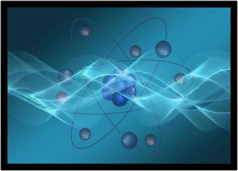 Quadro Decorativo Química Física Laboratórios Átomo Com Moldura RC013 Menor preço em Quadro Decorativo Química Física Laboratórios Átomo Com Moldura RC013